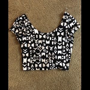 ❌ SOLD Tribal Crop Top
